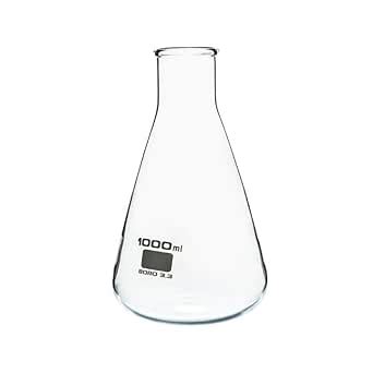 ABGIL Borosilicate Glass Erlenmeyer Wide Mouth Graduated Conical Flask ...