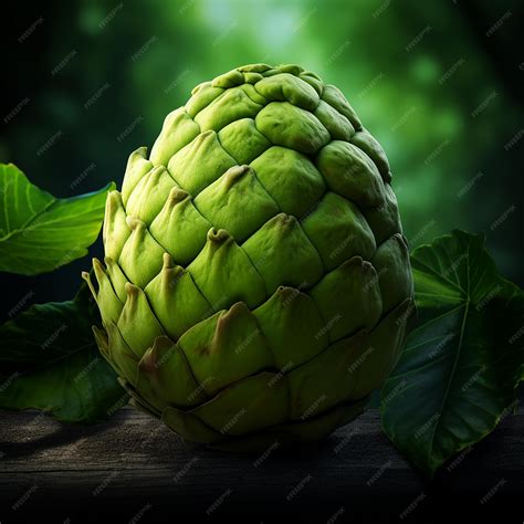 Premium Photo | Exotic Custard Apple Sitaphal Landscape Background
