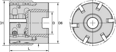 TM Series - TMS25 • Shell Mill • Parallel Threads
