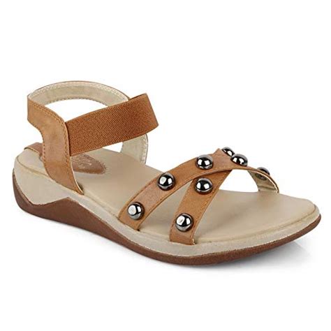 Buy DR. COMFORT STUD FASHION SANDALS FOR WOMEN BROWN EU38 at Amazon.in