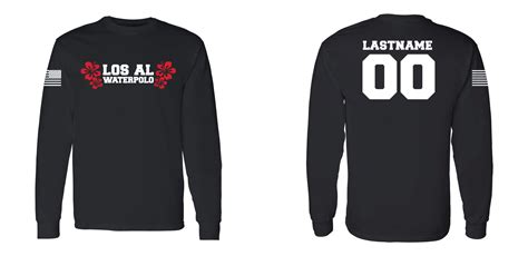 CUSTOM Los Alamitos Black Long Sleeve Tee - RYTE Sport