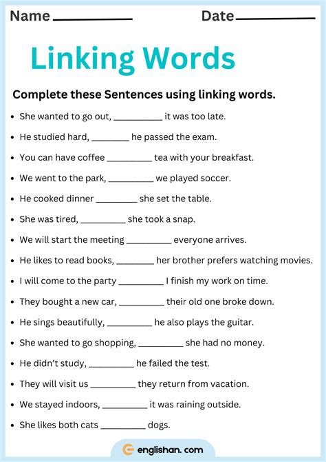 Image result for Linking Worksheets