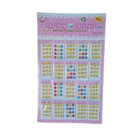 Beads Moti Chart (20 Packs - Smiley)