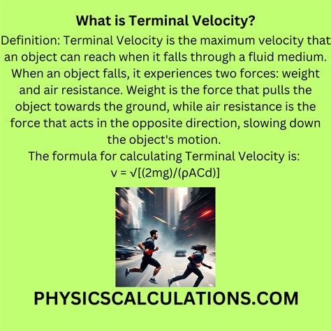 What Is Terminal Velocity Of Human at Faith Sager blog