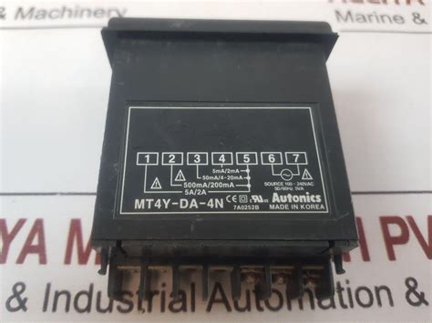Autonics Mt4Y-da-4N Digital Panel Meter – Aeliya Marine Tech