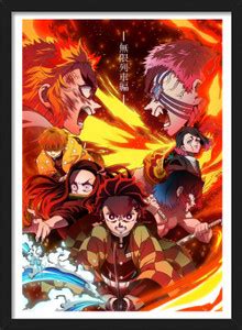 Demon slayer Season 2 | Demon Slayer Framed Poster | Anime Framed ...