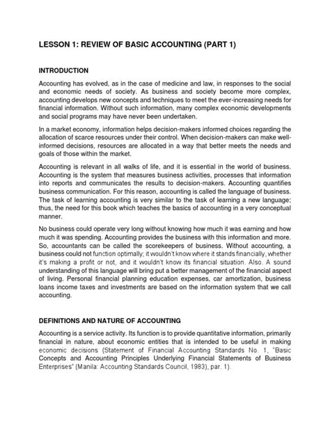 Accounting Basics Lesson 1 的图像结果