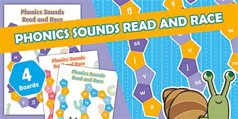 Phonics Phase 2 Sounds Read and Race Game Pack