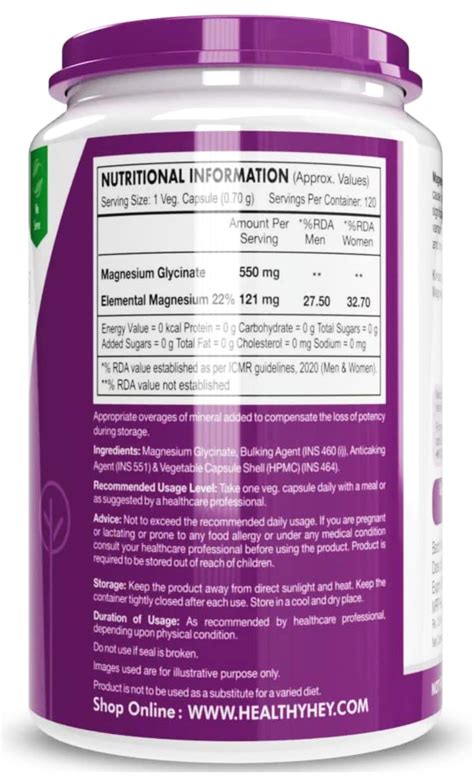 Is this a good composition for a Magnesium glycinate tablet? What should I look for in an ideal ...