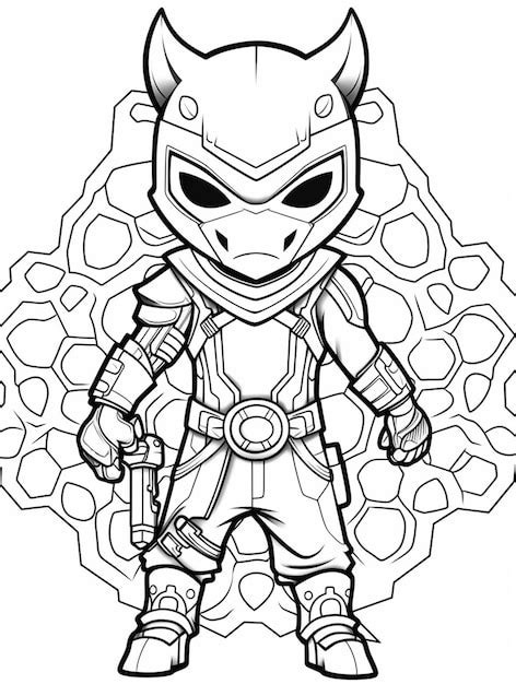 Um personagem de desenho animado de um guerreiro com uma espada e ...