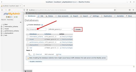 Image result for MySQL Database Creation Using Xampp