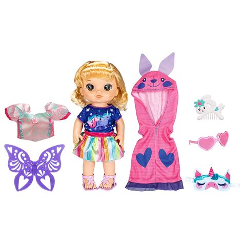 Buy Baby Alive 12-Inch Magical Styles Blonde Hair Baby Doll with 9 ...