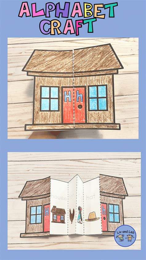 Letter H Craft- Alphabet Craft- House Craft | Letter h crafts, Letter h activities for preschool ...