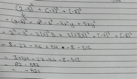 (2 − 3)³ + ( − 2)³+ 8( − )³solve using suitable identity - Brainly.in