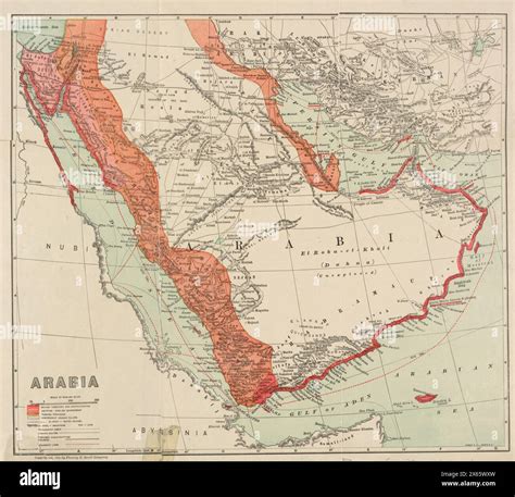 Map of middle east 1900 hi-res stock photography and images - Alamy