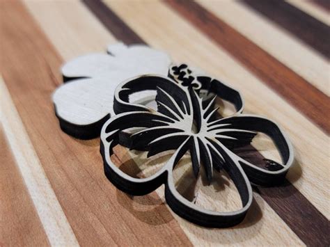 Buy 2 Layer Hibiscus Flower SVG File for Laser Xcarve and Online in ...