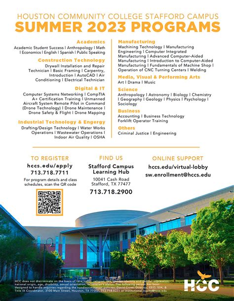 HCC: Summer 2023 Classes and Programs - 5 Corners District