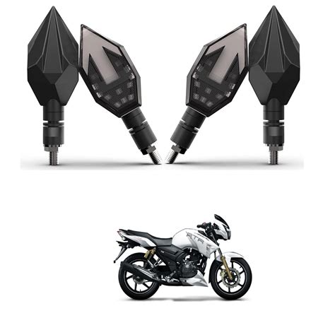 XZRTZ Motorcycle Turn Signal LED Lights 21 SMD LEDs Arrow Amber Bilnker ...