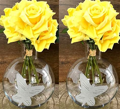 Buy MITHILA HANDICRAFTS Round Glass Vase | For Artificial Flowers Plant ...