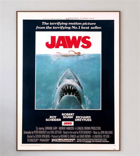 1975 Jaws Original Vintage Poster For Sale at 1stDibs | jaws poster ...