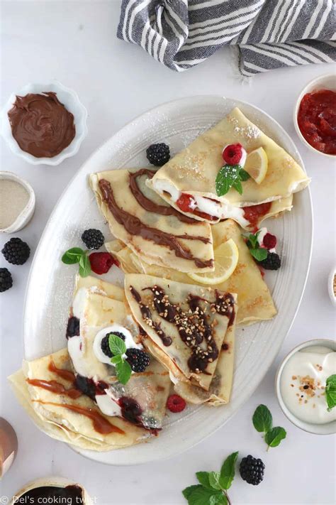 Les meilleures garnitures pour crêpes sucrées - Del's cooking twist