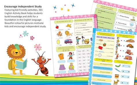 365 English Activity Book for Kids 6+ | Learn Alphabets, Spelling ...