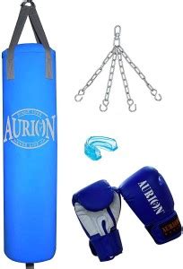 Aurion Punching Bag for Training Kickboxing Muay Thai with Boxing Glove ...