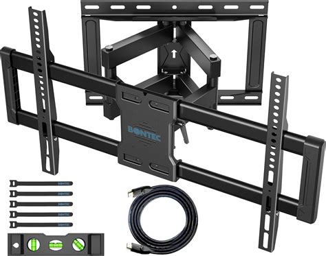 Amazon.com: BONTEC Full Motion TV Wall Mount for 37-85 Inch TVs Fits 16 ...
