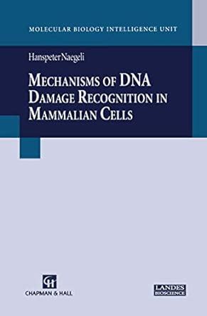 Buy Mechanisms of DNA Damage Recognition in Mammalian Cells (Molecular ...