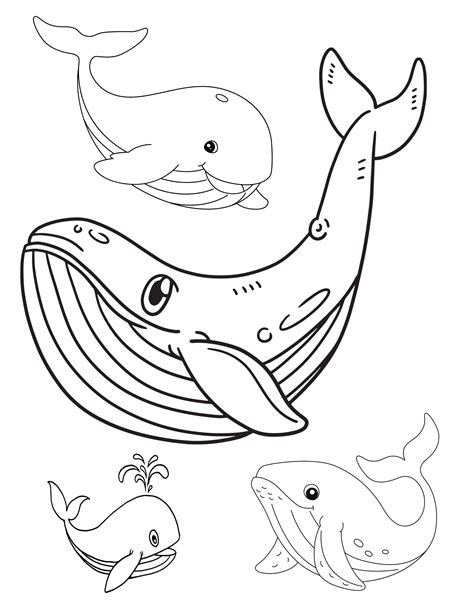 Whale Coloring Pages