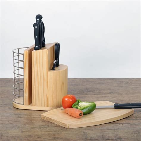 Buy Scheffield Knife Block Set- 9 Pieces from Home Centre at just INR ...
