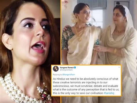 Angered at Kangana showing a Hindu girl to a Muslim bride,she said, 'If ...