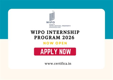 WIPO Internship 2026 – Paid UN Internship in Switzerland | Certifica