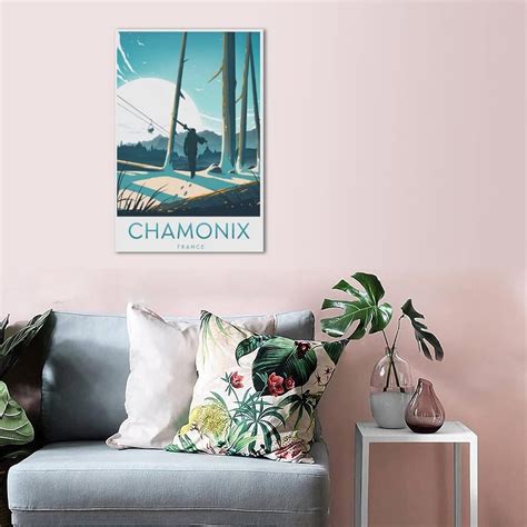 Vintage Travel Poster Chamonix Canvas Art Poster India | Ubuy