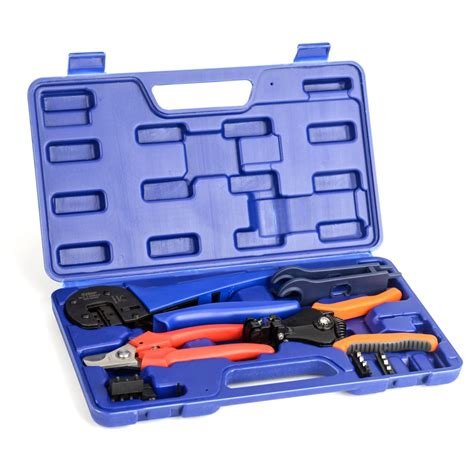 Buy IWISS Solar Crimping Tool Kit with Wire Cable Cutter, Stripper, MC3 ...