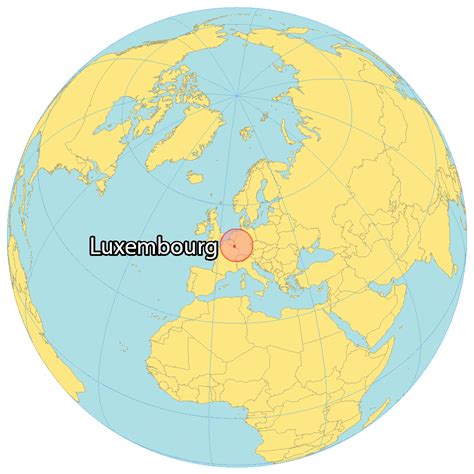 Map of Luxembourg - Places and Roads - GIS Geography