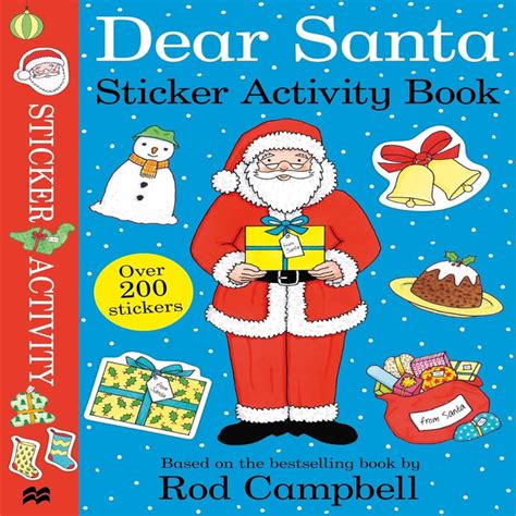 Dear Santa Sticker Activity Book — Toycra