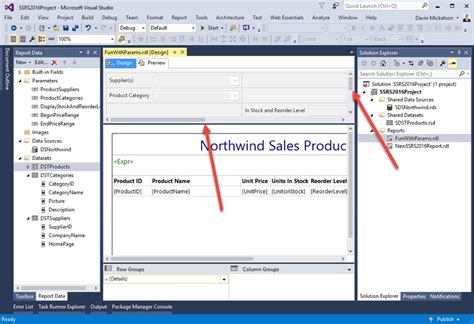 Image result for SSRS Example Add Parameters