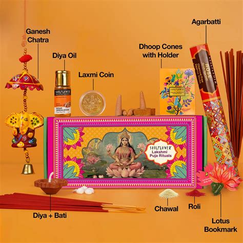 Ganesh Laxmi Puja Ritual Diwali Gift Set – Soulflower.in