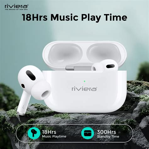 Riviera R003 Wireless EarPods | Bluetooth 6.0 | Type-C Fast Charging