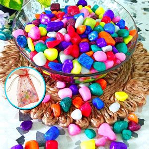 UBAA Decorative Marble Stones,Pebbles For Garden,Vase,Aquarium,Table ...