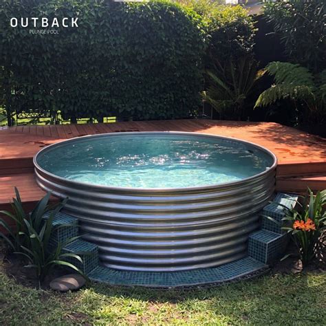 Stainless Steel Plunge Pool - The OUTBACK Plunge Pool | Pool, Plunge ...