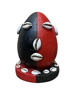 Buy Statues 8 Inch Orisha Elegua Statue Santeria Red Cultural Statue ...