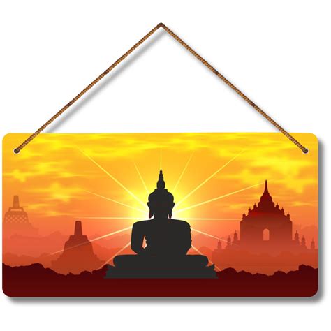 Buy Buddha Wooden Wall Hanging