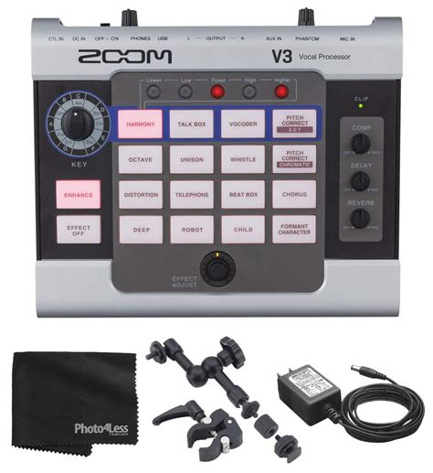 Buy Zoom V3 Vocal Effects Processor For Streaming and + Zoom Handy ...