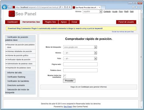 Seo Panel 3.15 - Download for PC Free
