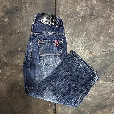 kids y2k south pole jeans size 4 #y2k #vintage... - Depop