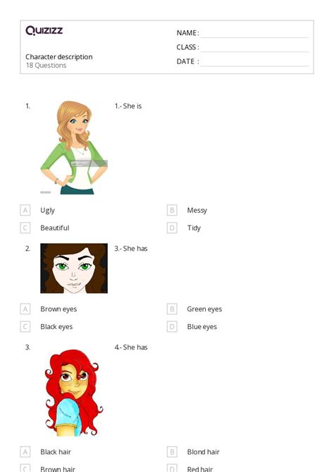 50+ Analyzing Character worksheets for 3rd Class on Quizizz | Free ...