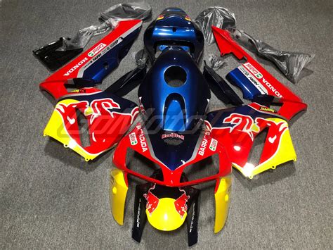 Best 2005-2006 Honda CBR600RR Red Bull WSBK Fairing - GoMotoTrip