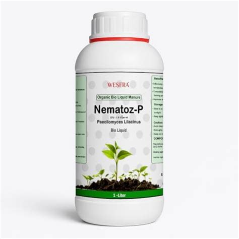 Nematoz-P Liquid | 1 Liter Bio Nematicide with 1.0% Paecilomyces ...